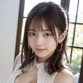 ニットドレスの女性 2 8枚目