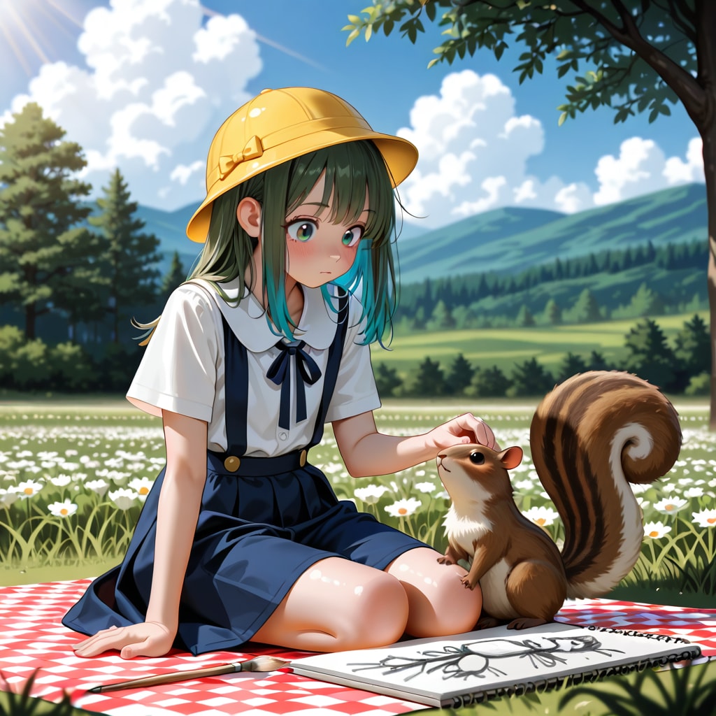 野外写生遠足✨ | の人気AIイラスト・グラビア