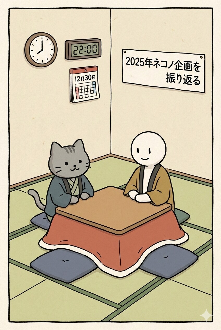 小説『今年のネコノ企画を振り返る猫人形』【ニャンノ世界】