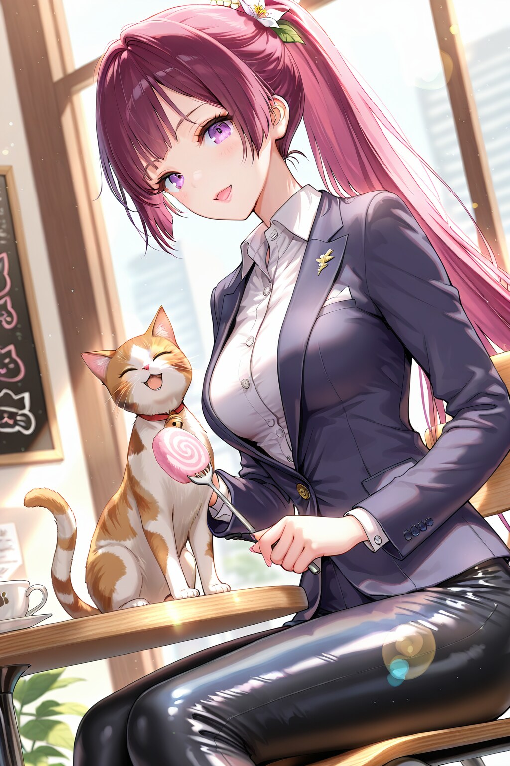 うふふ❤️よし❤️よし❤️私を癒やしてくれるのね❤️