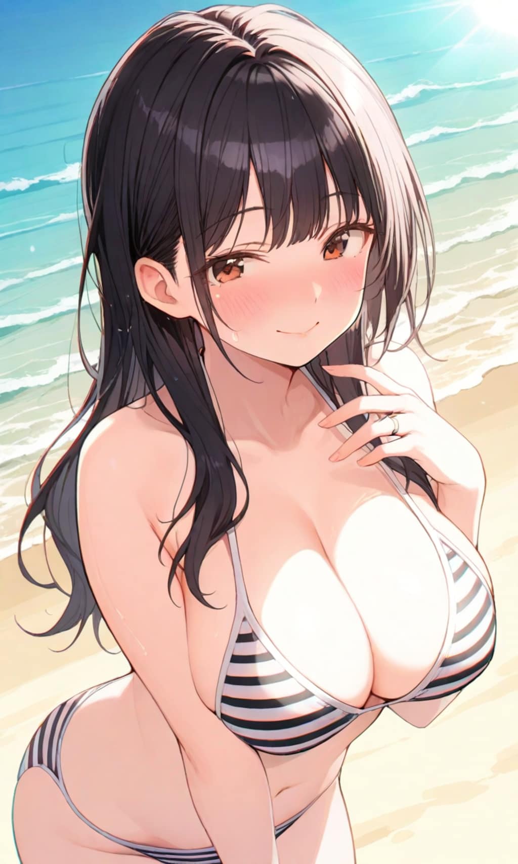 杏奈さんのストライブのビキニ