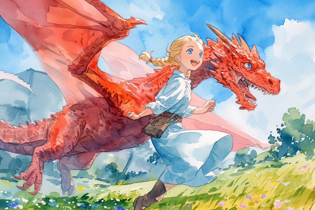 ドラゴンと少女（竜騎士）57