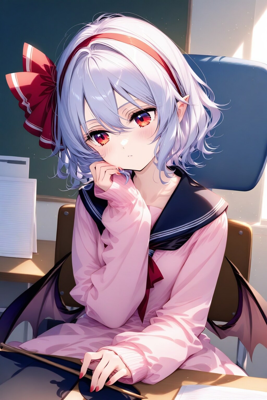 レミリアお嬢様と謎の椅子 | の人気AIイラスト・グラビア