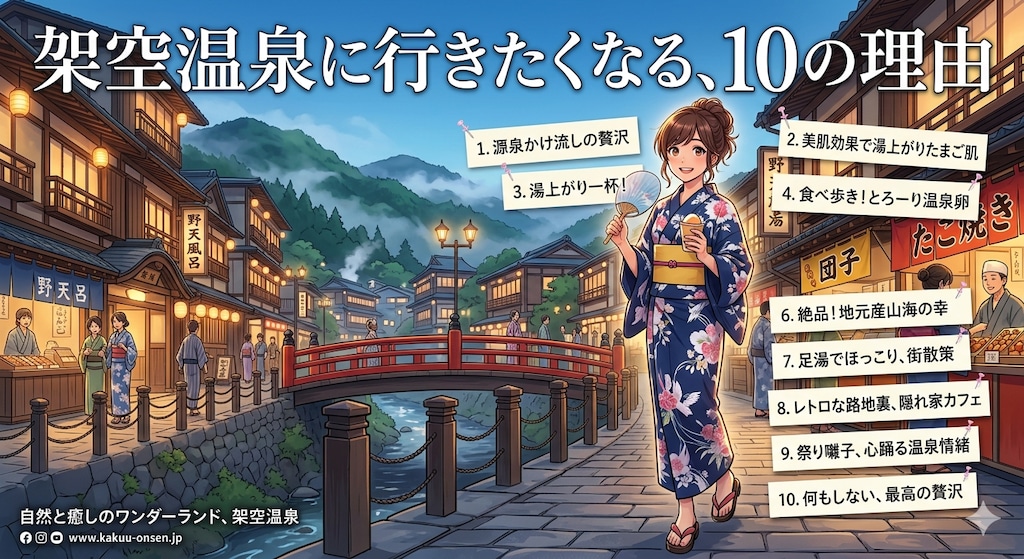 温泉街に住んでみたい