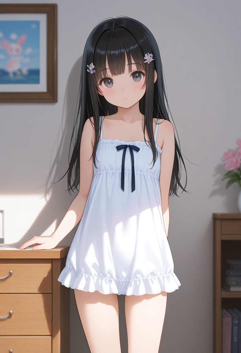 黒髪の美少女(407)