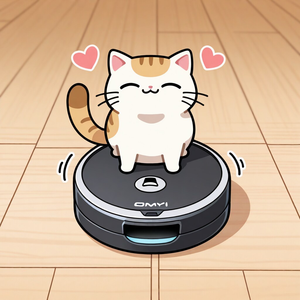 ルンバに乗る猫 | の人気AIイラスト・グラビア