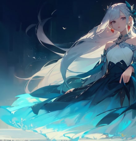 群青への浸透２ | の人気AIイラスト・グラビア