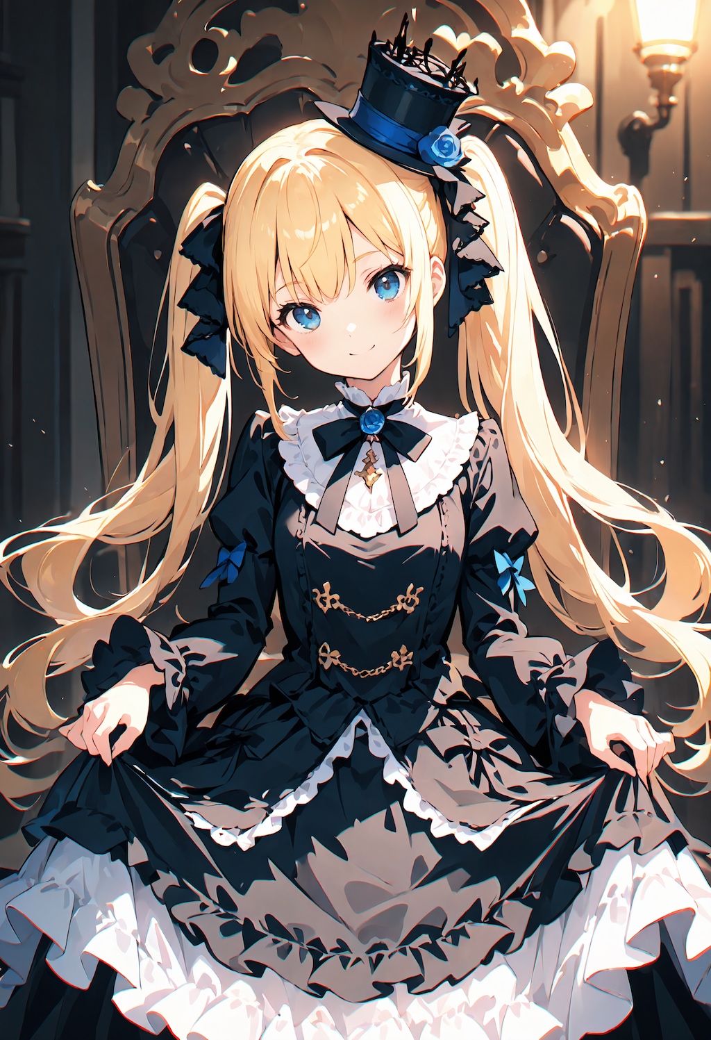 ゴスロリ+ハット