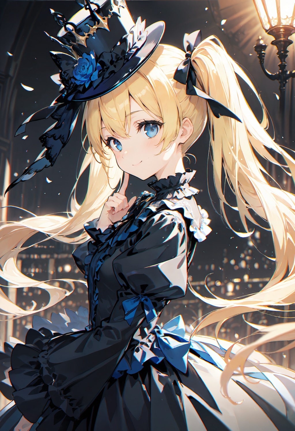 ゴスロリ+ハット