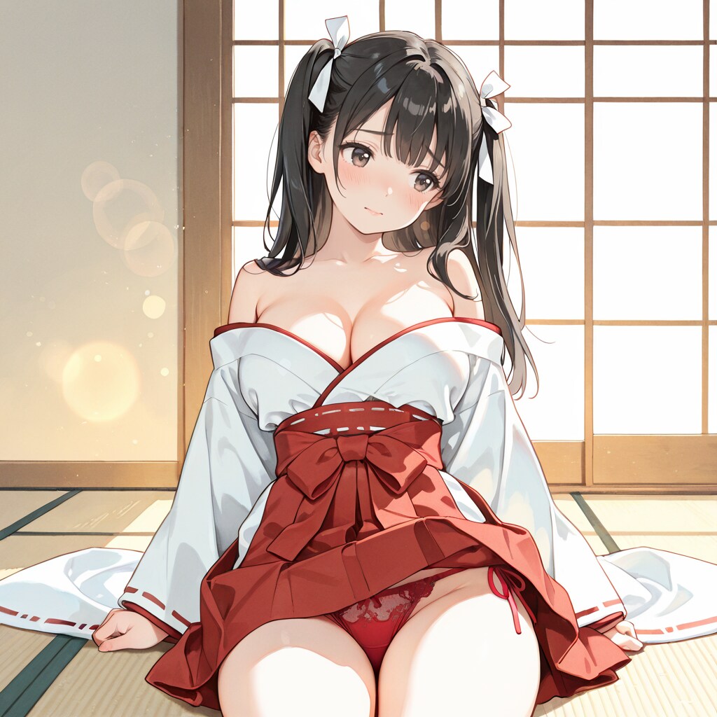 お正月の巫女２