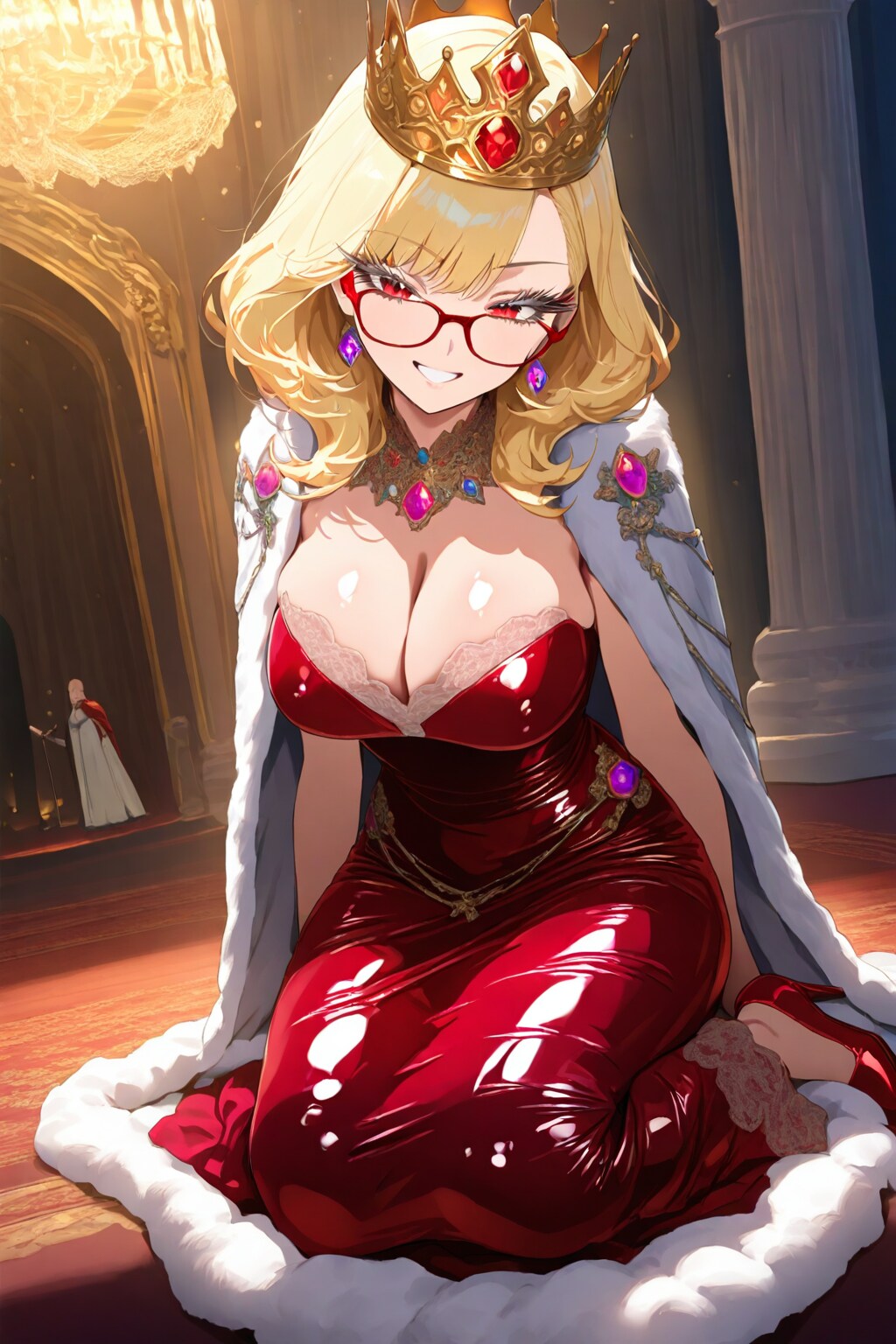 女王風金髪ちゃん