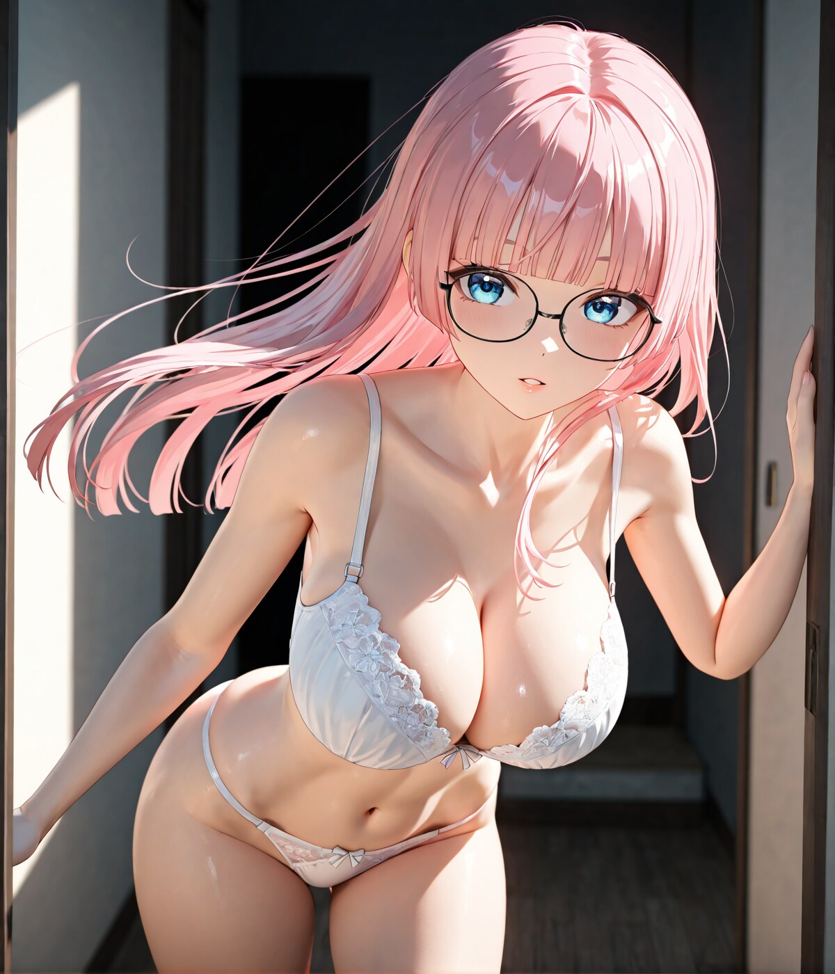「ねえ、どこ見てるの？ 私の顔、それとも……」