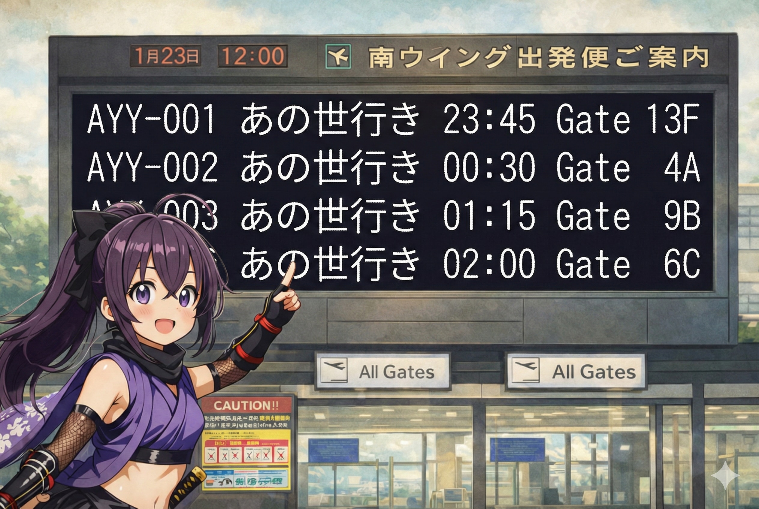 [問題に回答]三途の空