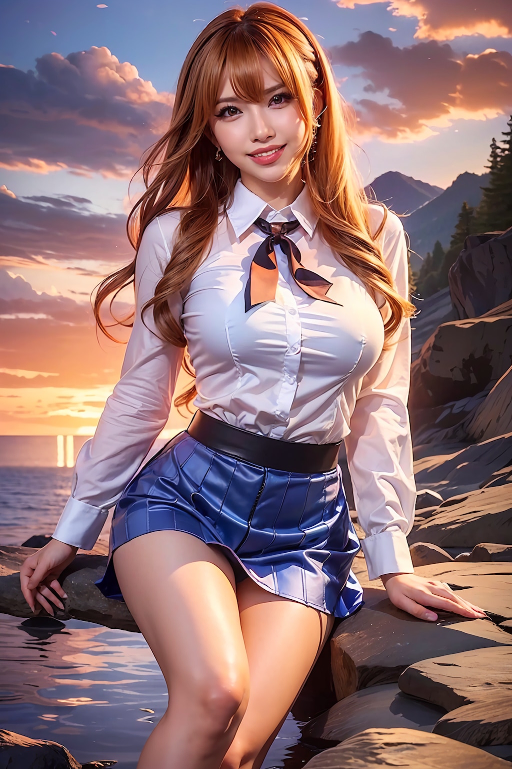 暗くなる前に帰ろっか。