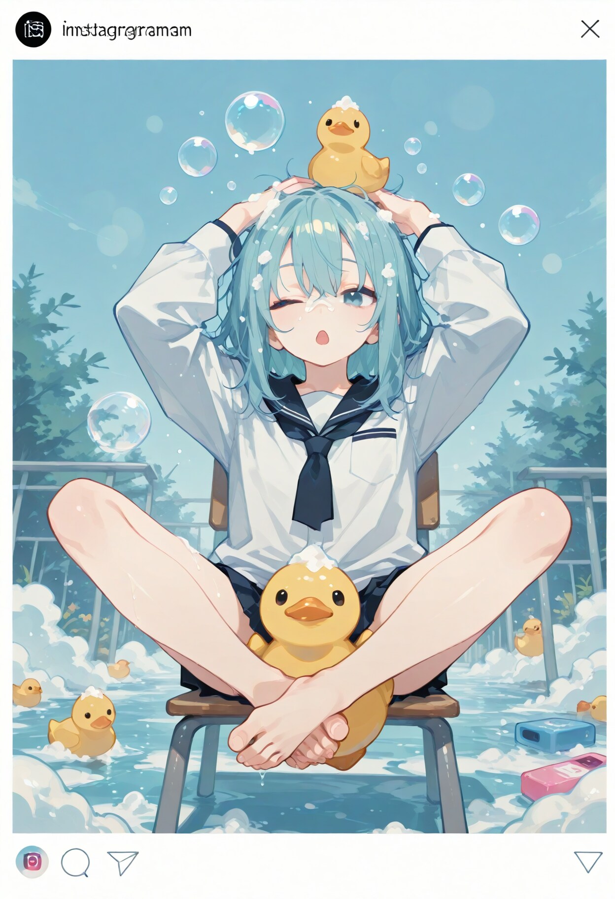 shampoo girl