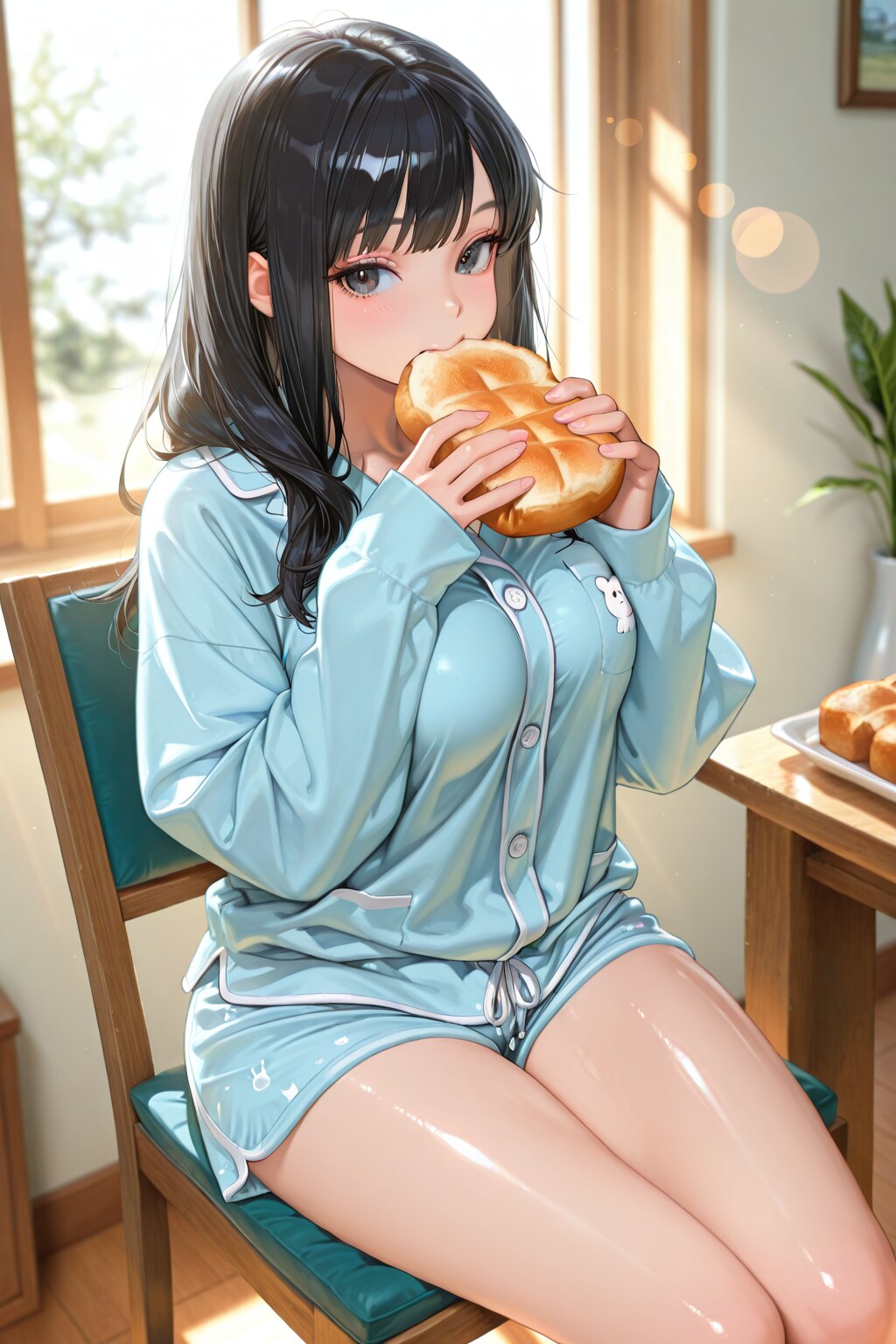 「むぐ・・・おふぁよう」