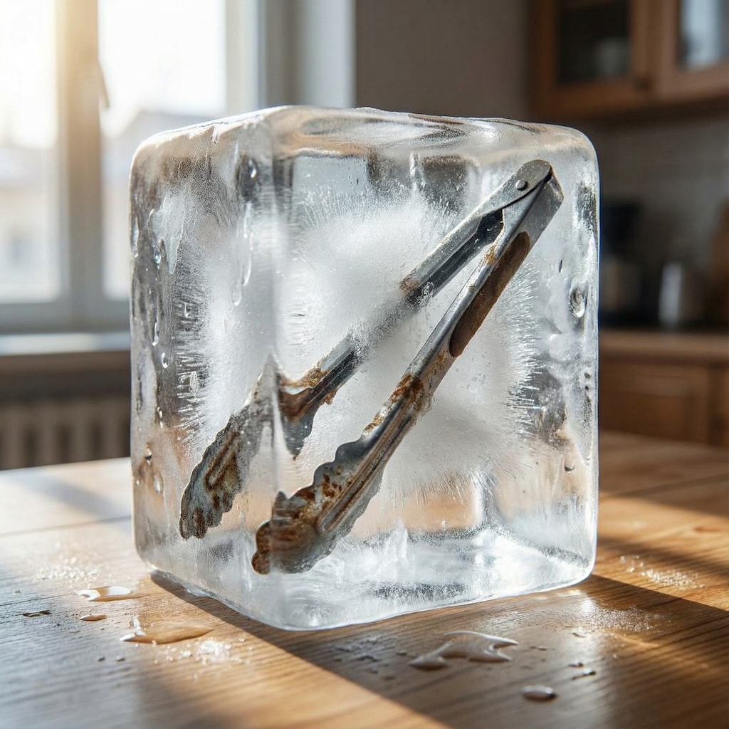 トングがカチカチ