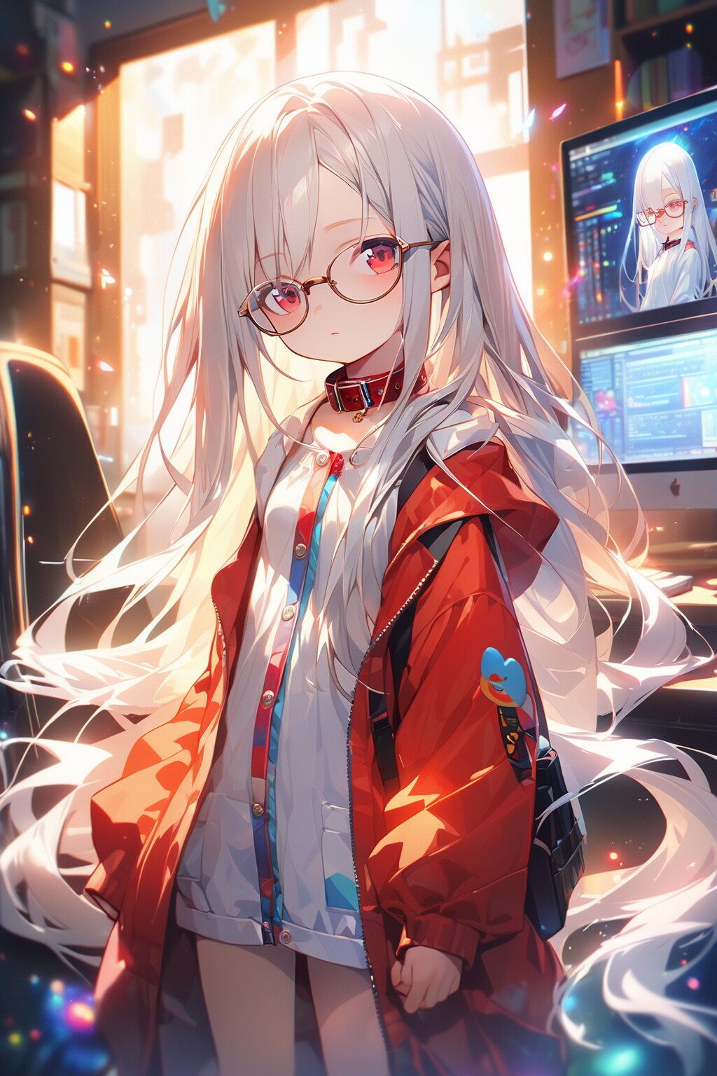 平日１時に起きてても寝るように言わない白髪ちゃん