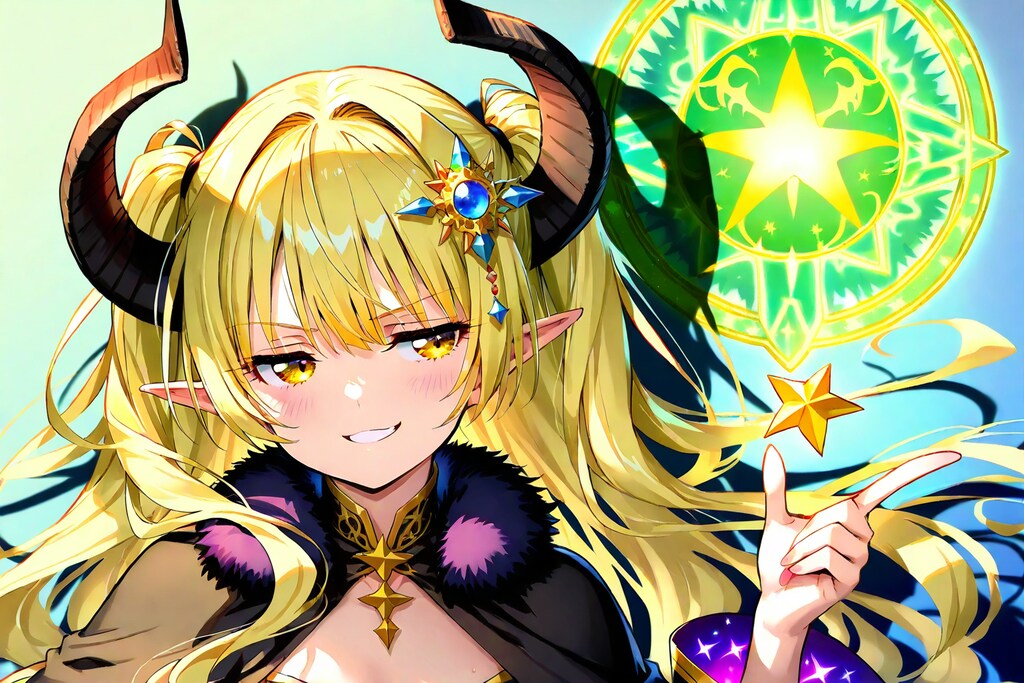 金髪バトルドレス(とっておきの魔法を見せてやろうぞ！)_20250319