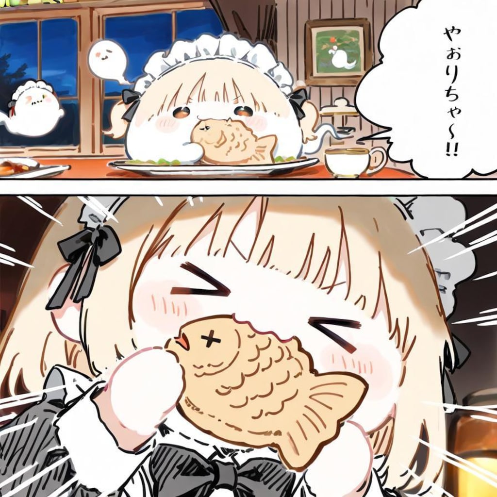 ( >ω<)鯛焼きは摩訶不思議言語と共に👻