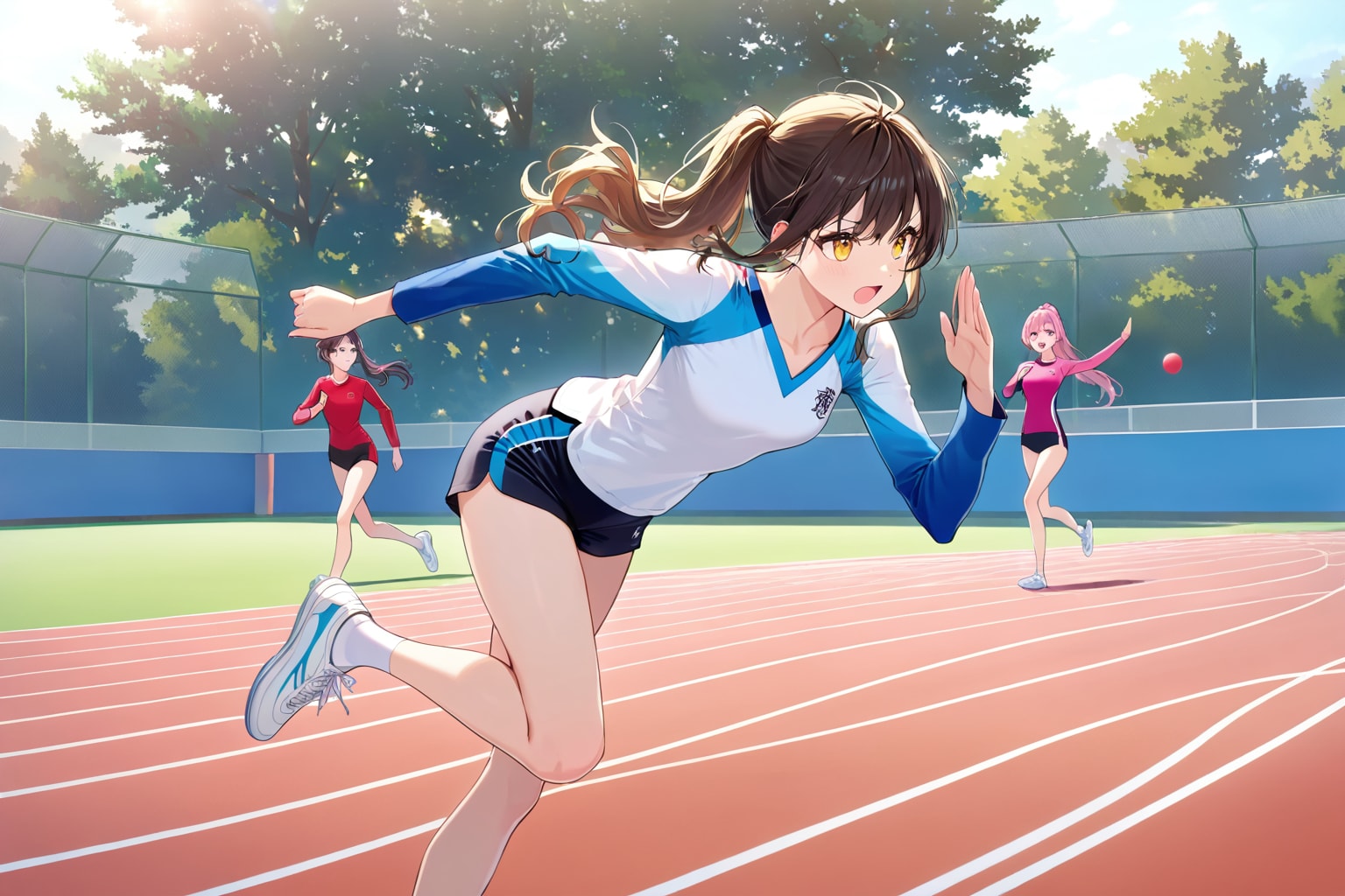 走ってる | の人気AIイラスト・グラビア