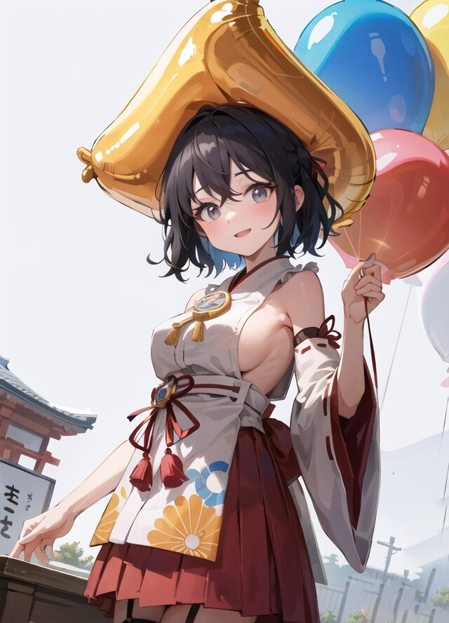 風船屋さんな巫女