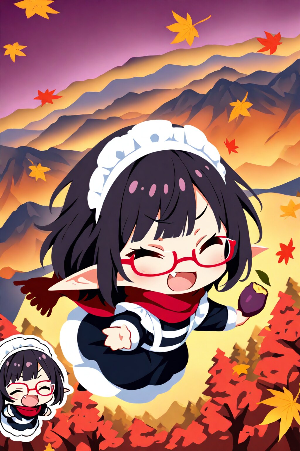 焼き芋とイズミちゃん２ | の人気AIイラスト・グラビア