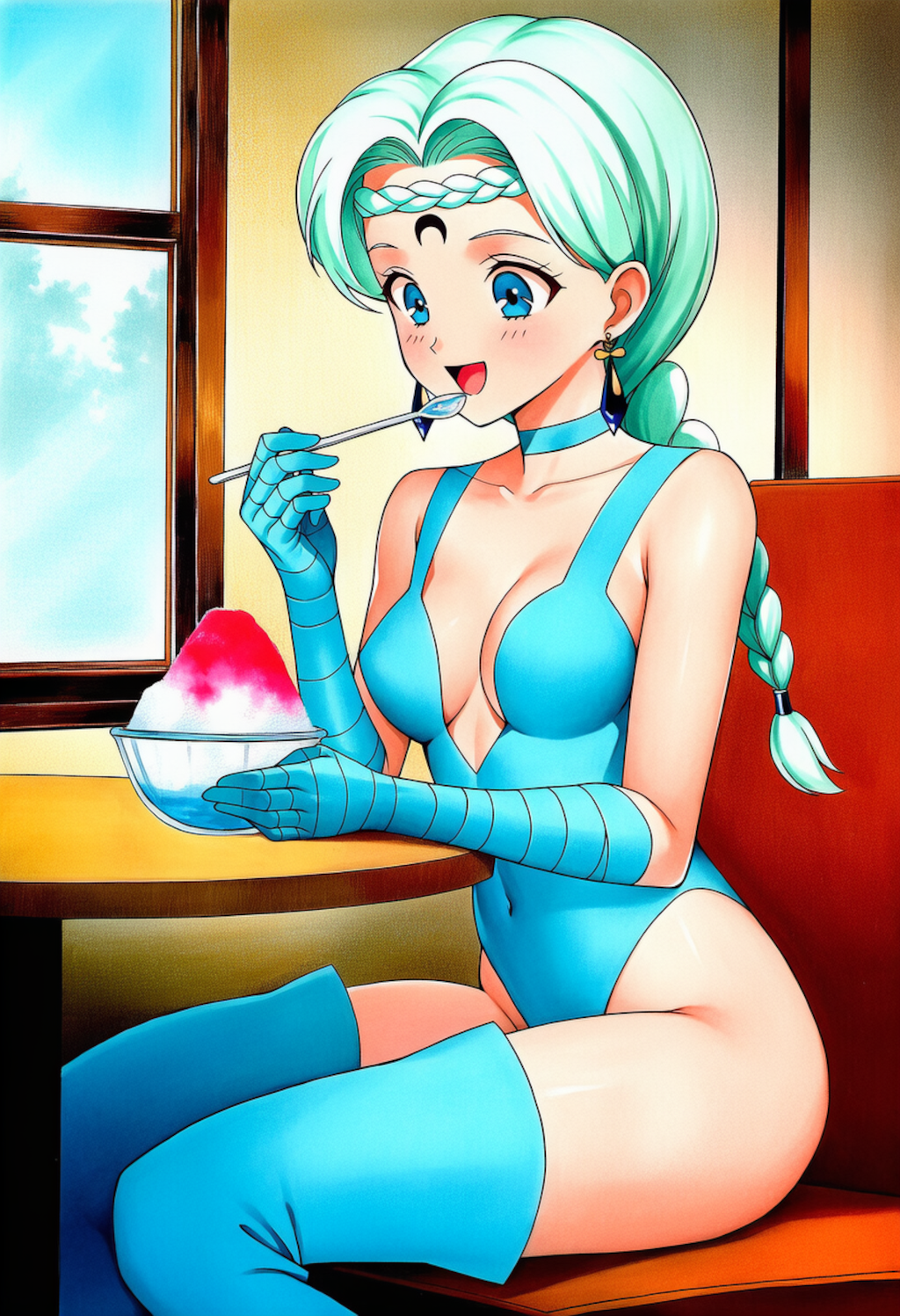 夏を楽しむベルチェ