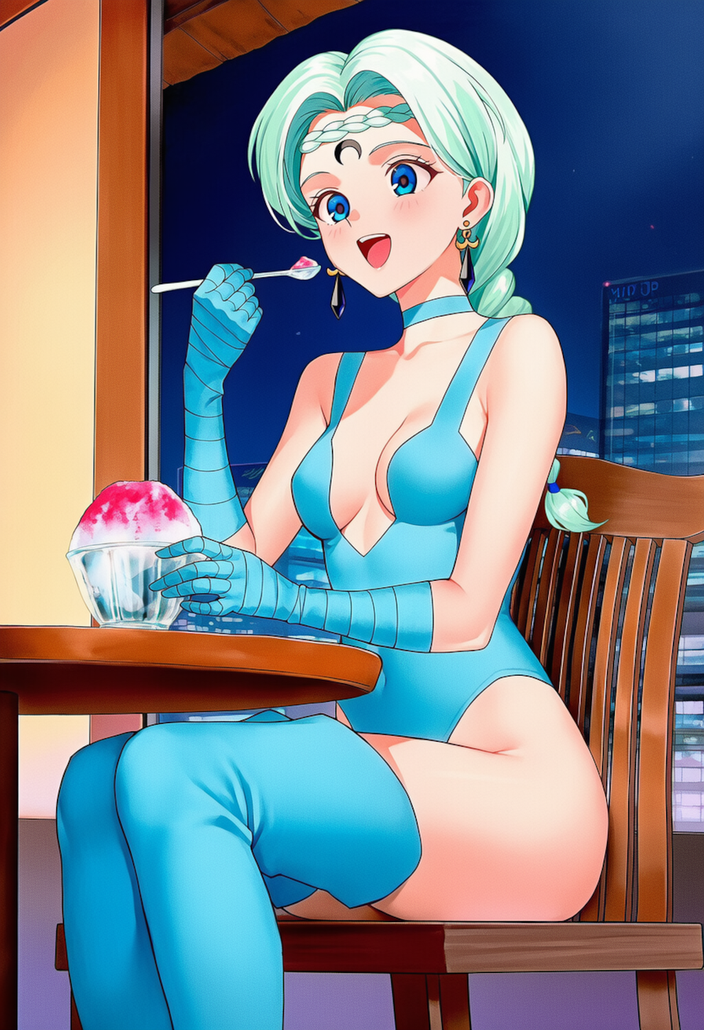 夏を楽しむベルチェ