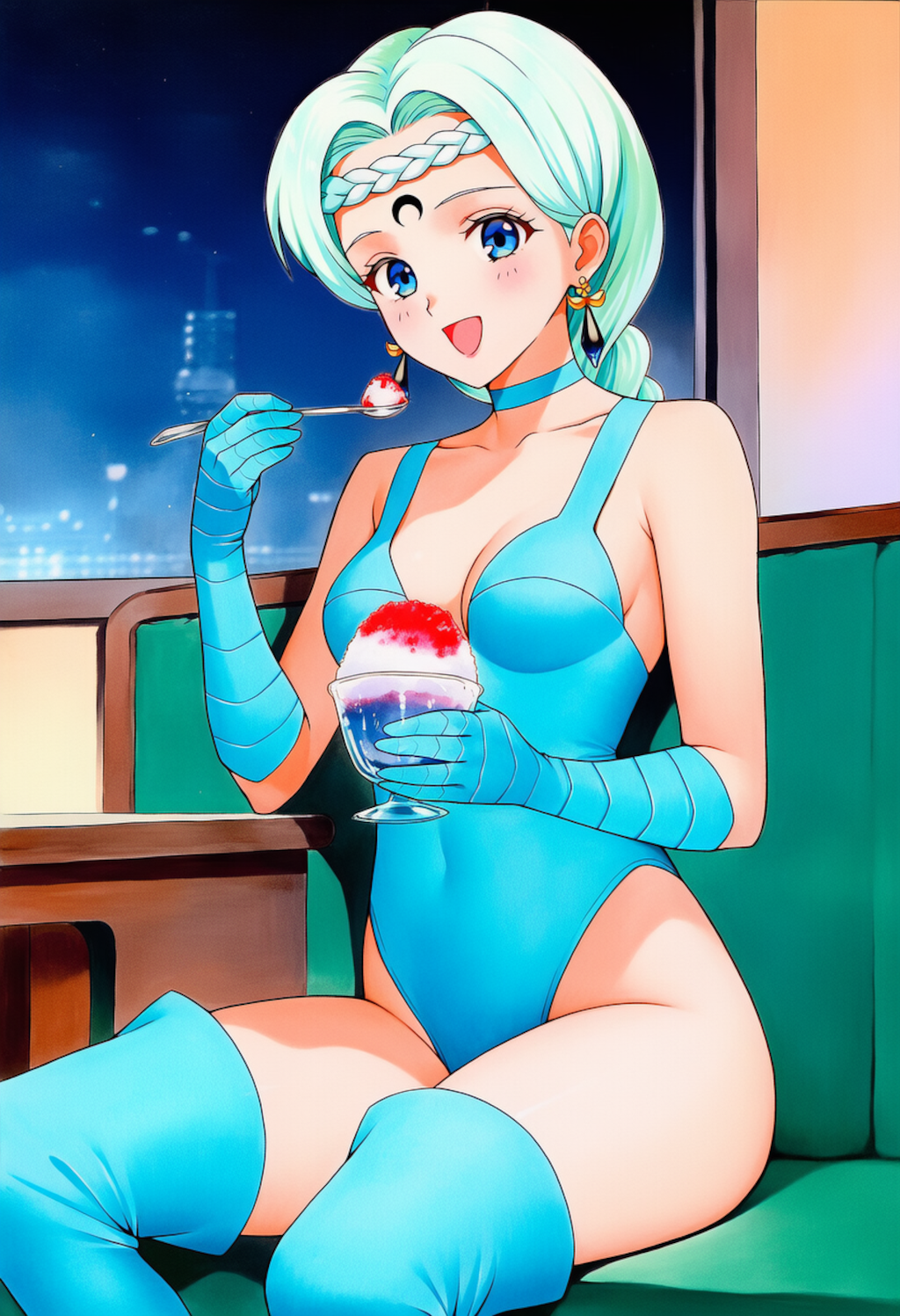 夏を楽しむベルチェ