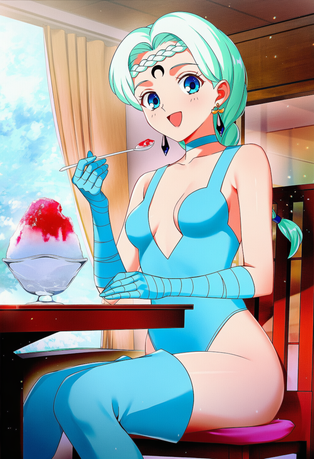夏を楽しむベルチェ