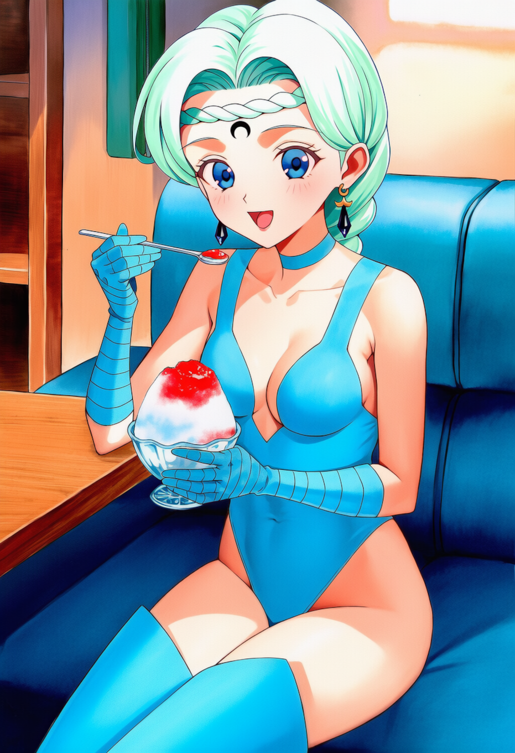 夏を楽しむベルチェ