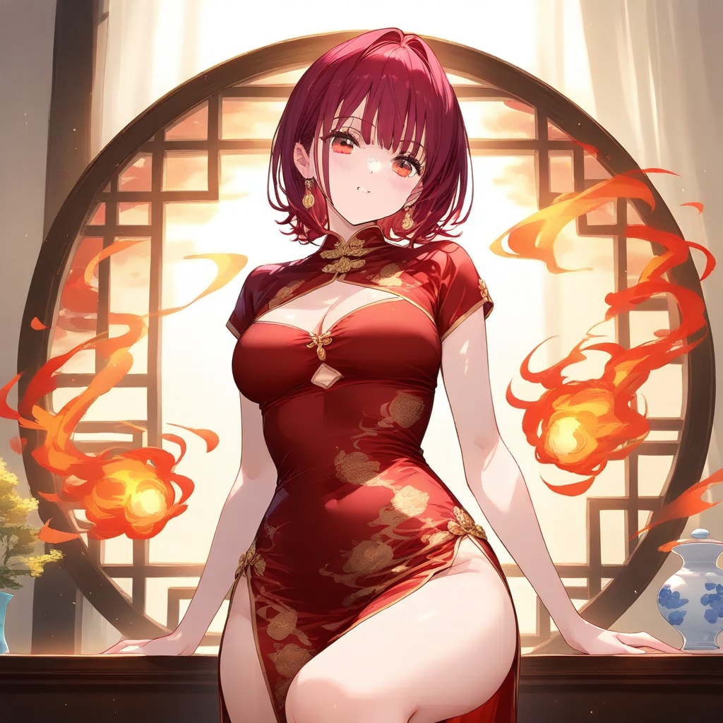 炎使いPHOENIXちゃん | の人気AIイラスト・グラビア