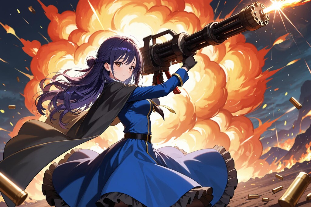 異世界のガトリング少女