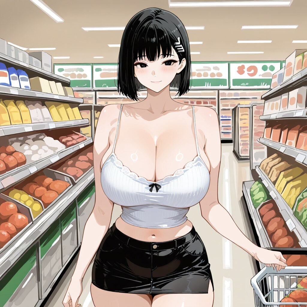 スーパーで出会ったお姉さん