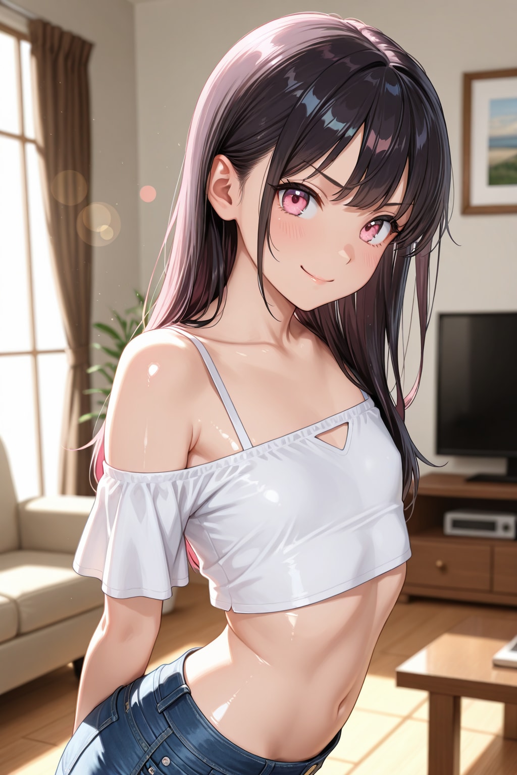 【本日の板野ちゃん】「ぴぃす♪　肩出しでセクシーでしょ♪」