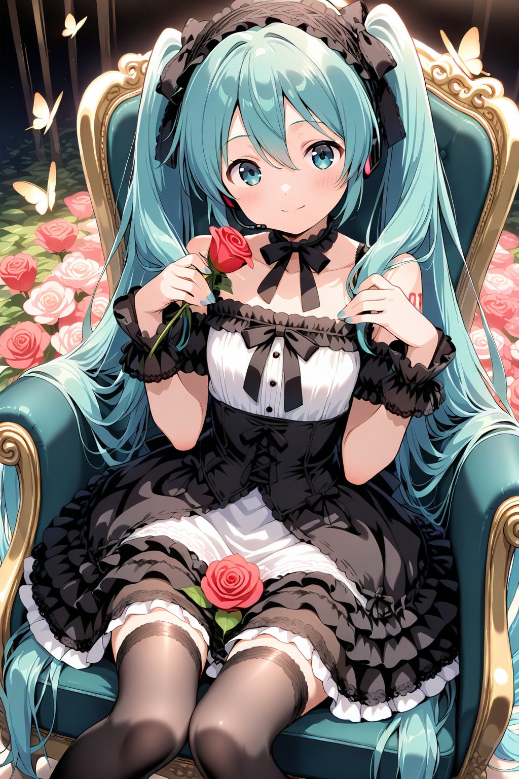 薔薇の歌姫 | の人気AIイラスト・グラビア