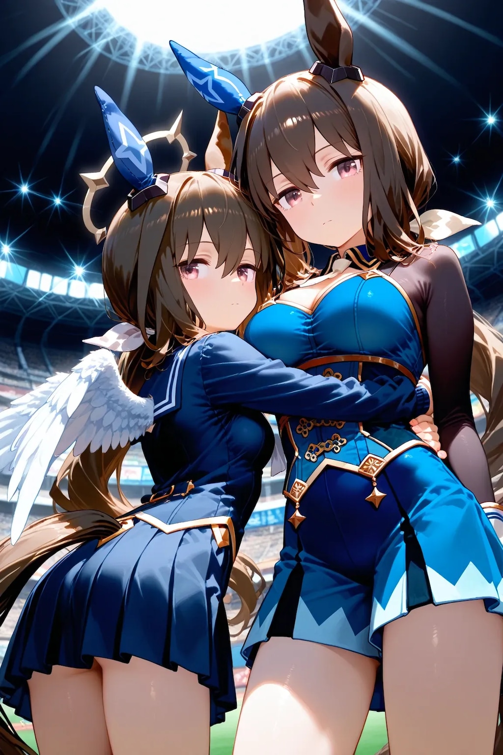 天から見つめる妹ちゃんがいる双子☆