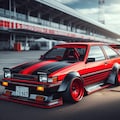 AE-86のドリ車 3枚目