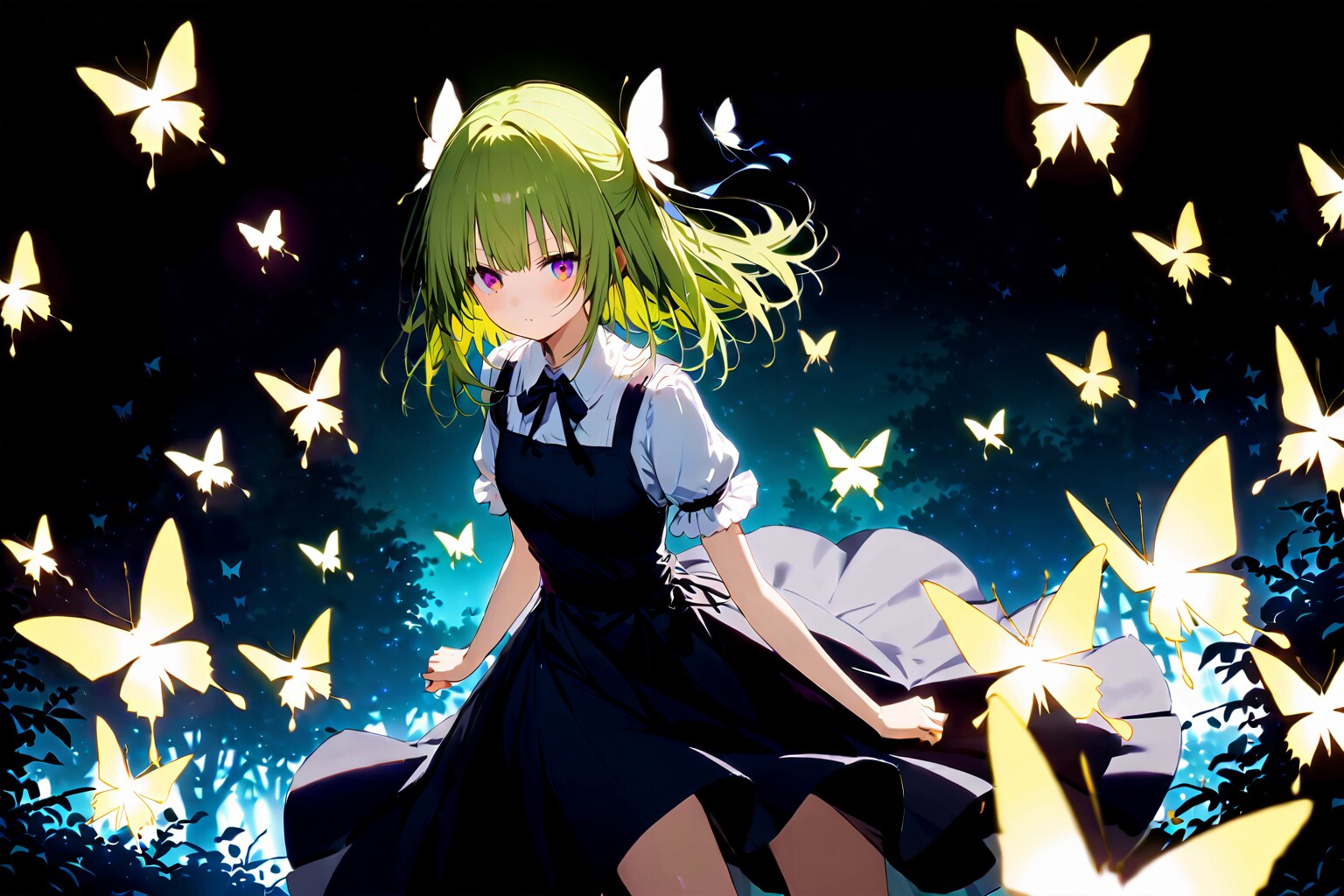 幻想蝶 | の人気AIイラスト・グラビア