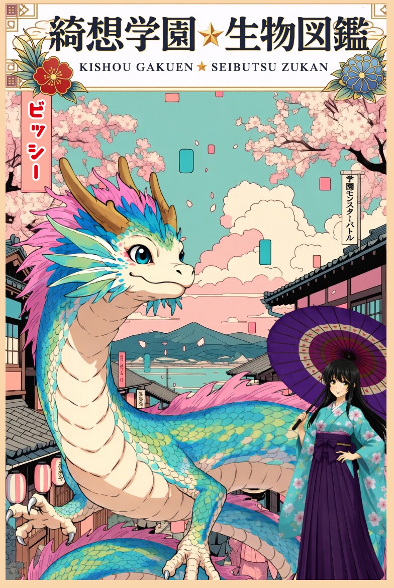 ポケモン風モンスター（綺想学園生物図鑑）その❷ | の人気AIイラスト・グラビア