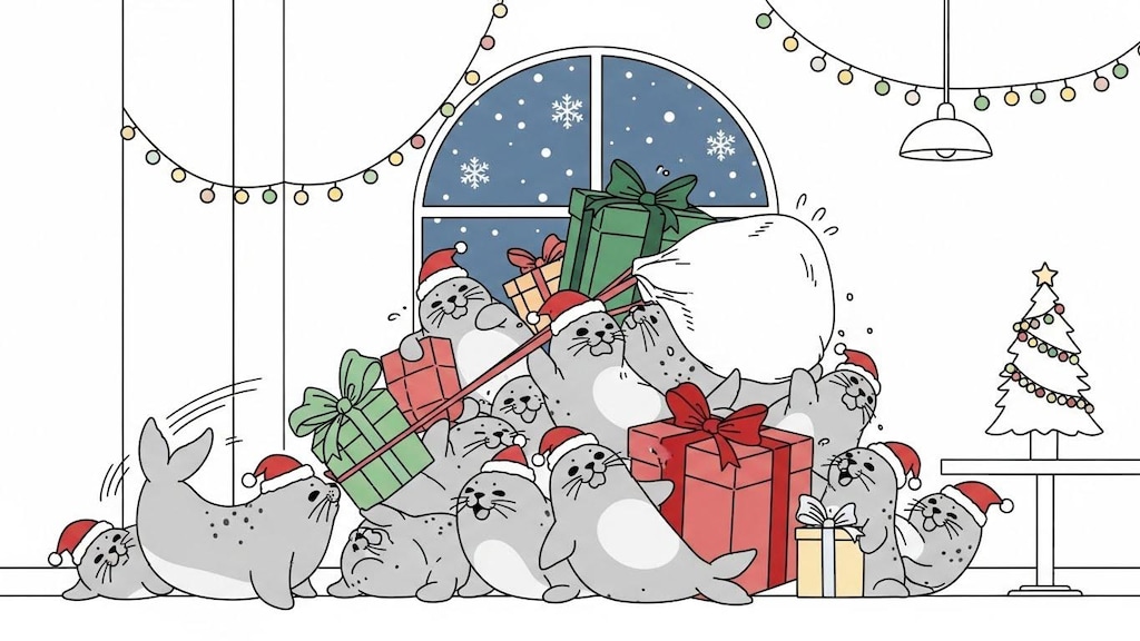 ジタバタアザラシ軍のクリスマスイブ