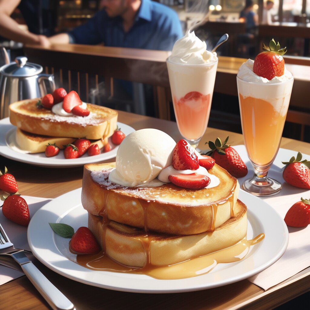 フレンチトーストというよりパンケーキ