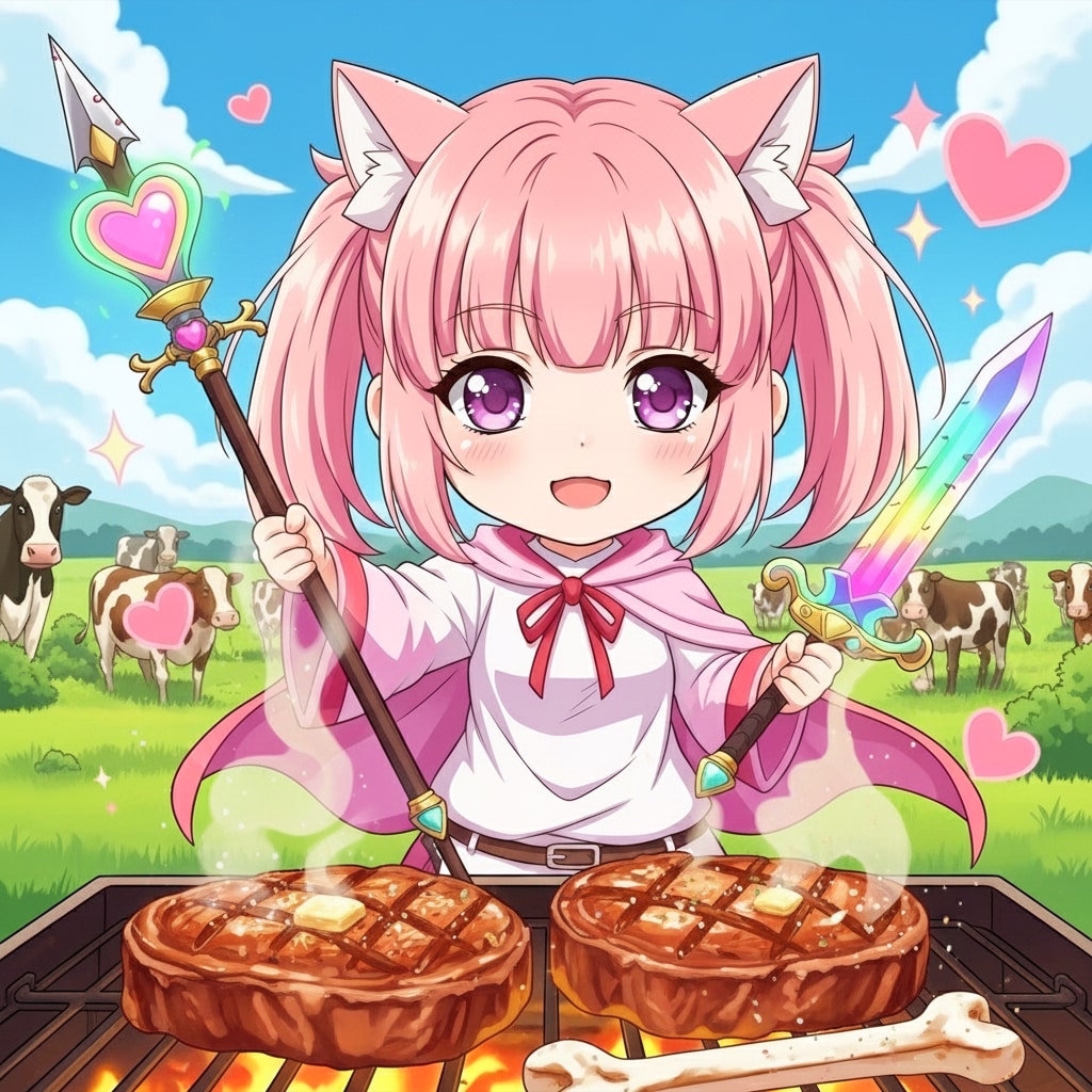 冒険中ゲットした肉！