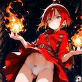 ダンジョン探索する火魔法使いちゃん 4枚目