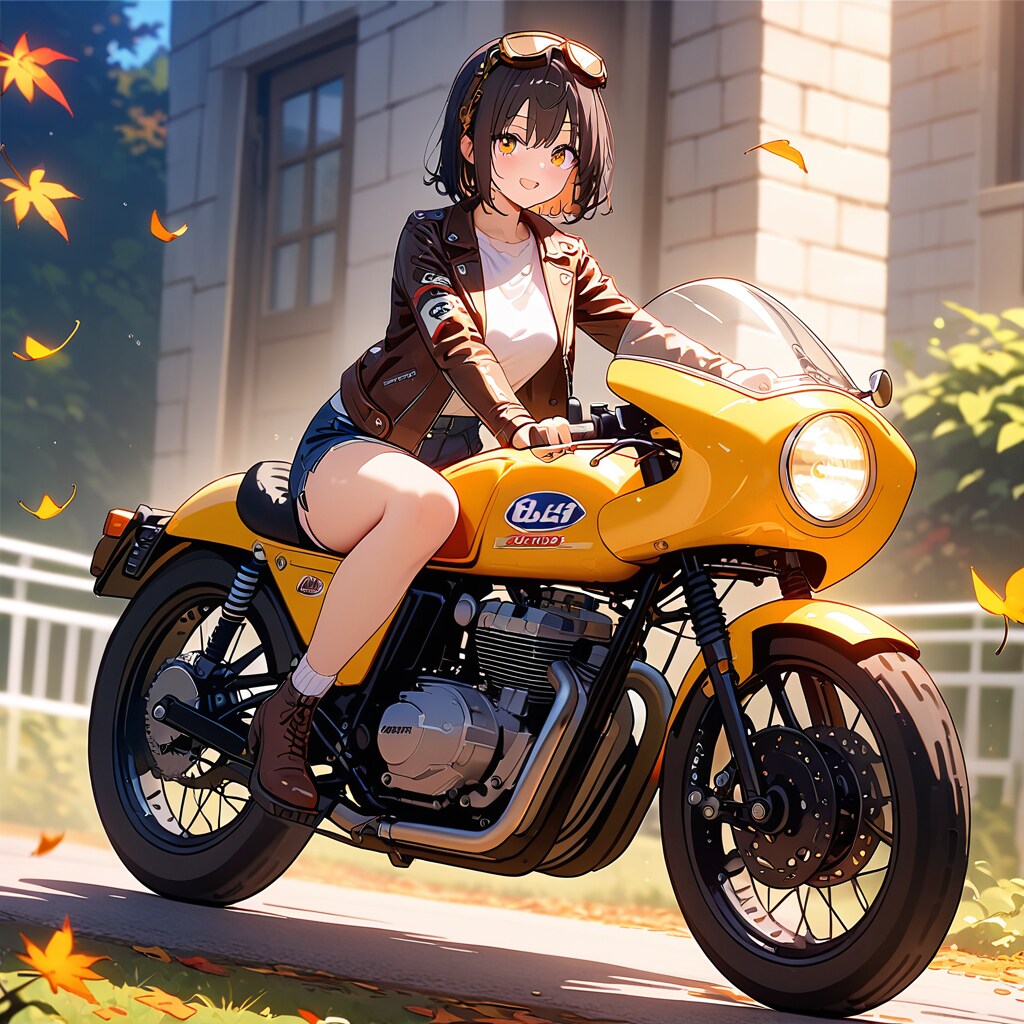 バイク好き彼女