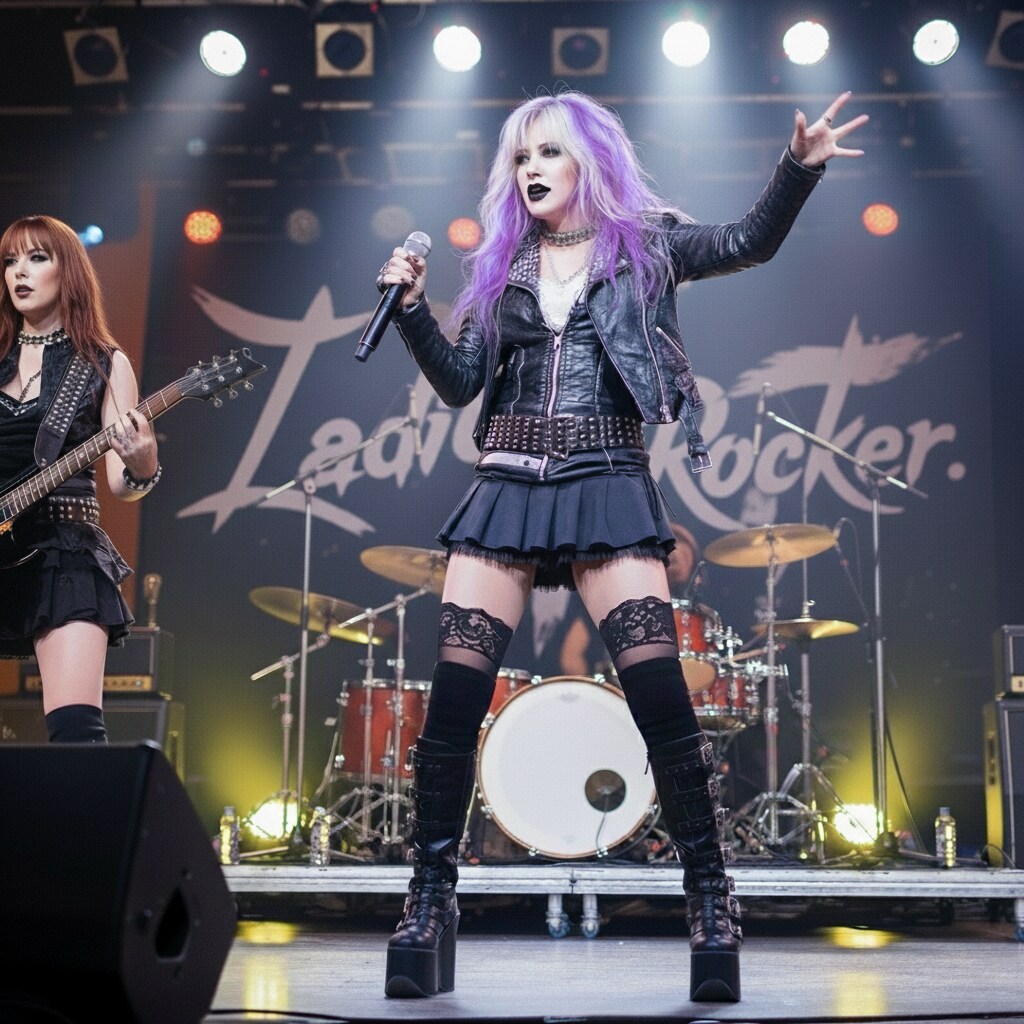 女性ロックンローラー