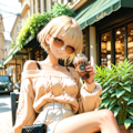 カフェテラス☕ギャル❤ 2枚目