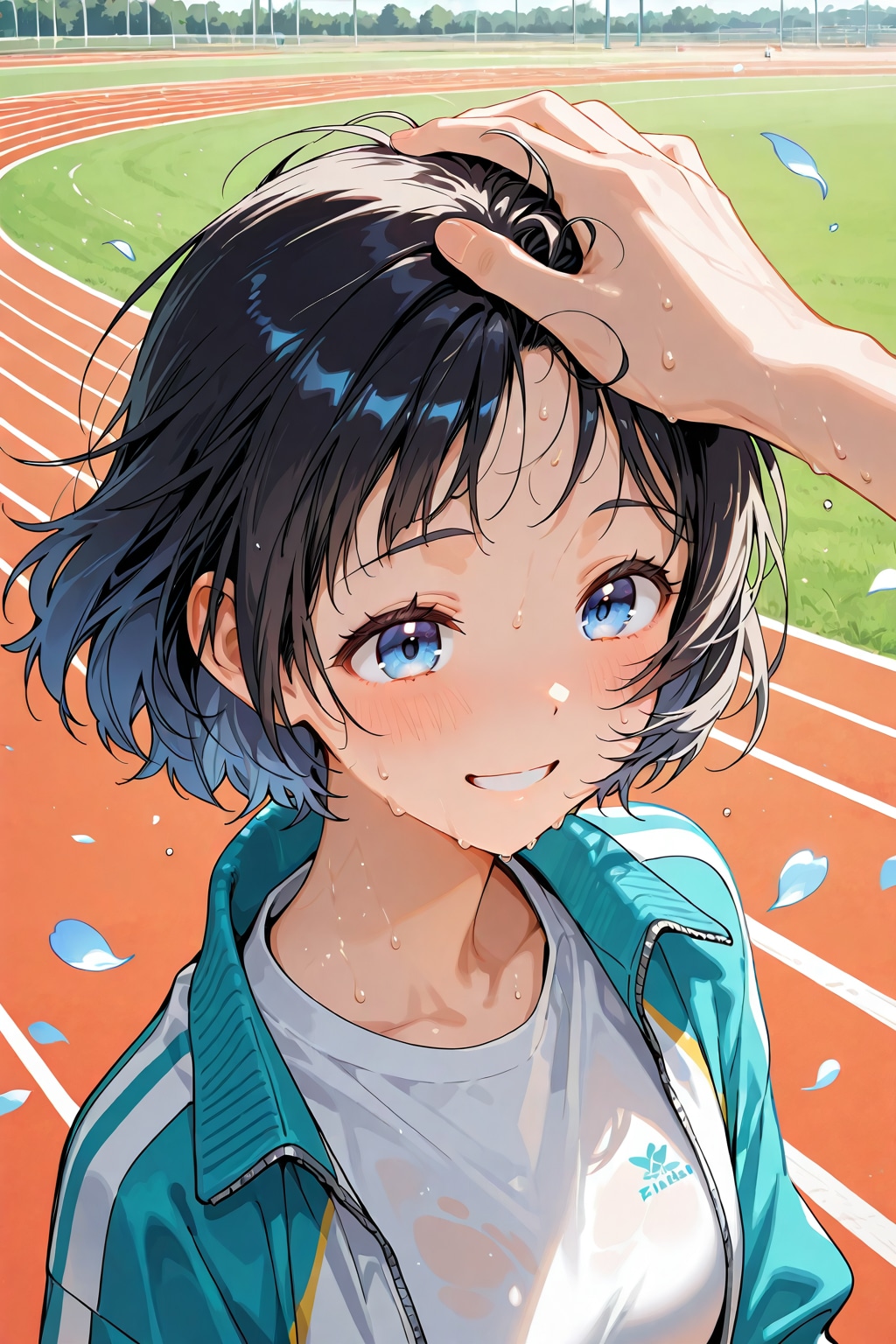 汗、一杯かきました!