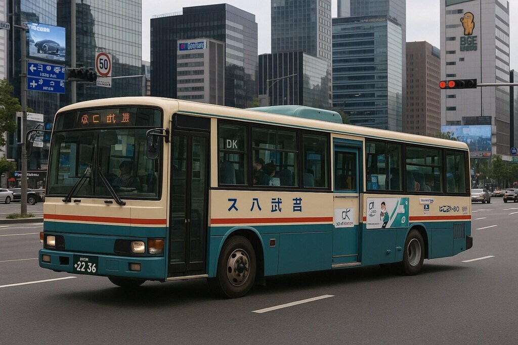 西武バスで韓国に行く企画